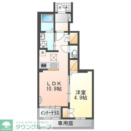 ウォーターミル十一番館の物件間取画像